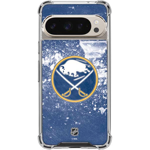NHL Buffalo Sabres Frozen Pixel 9/9 Pro Clear Case